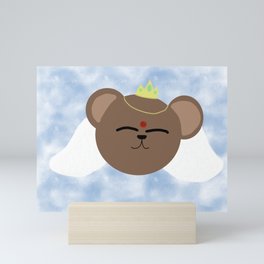 dead bear Mini Art Print