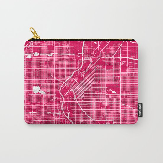 Denver map raspberrry Carry-All Pouch