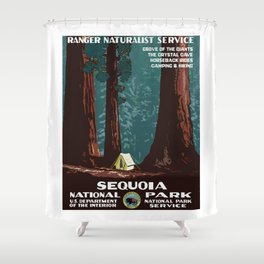 Sequoia National Park Shower Curtain