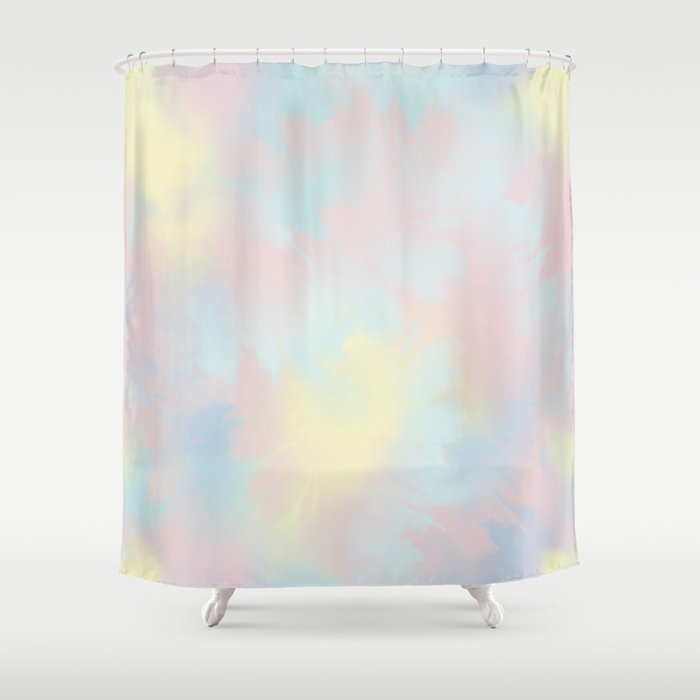 Soft Tie Dye Shower Curtain By We, Tie Dye Shower Curtain
