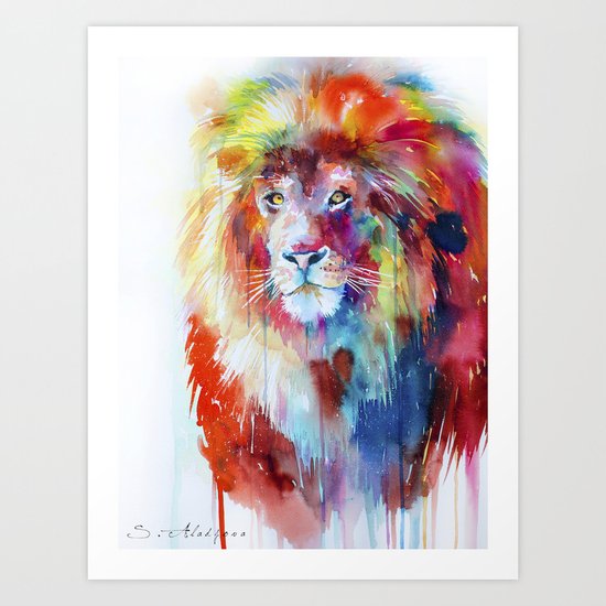 Lion Art Print