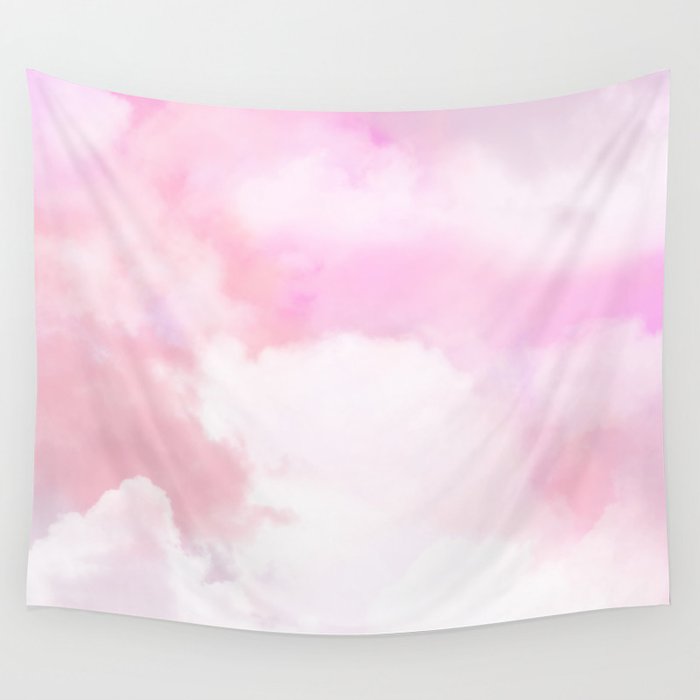 Aesthetic Sky Outer Space Retro Design Wall Tapestry