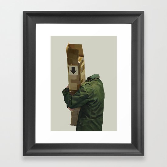 you're holding it wrong Framed Art Print