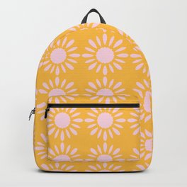 Abstract Sunflower Pattern Artwork 01 Color 01 Backpack