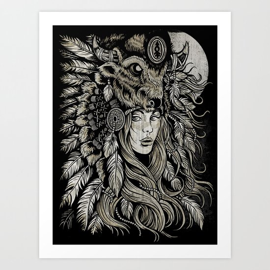 Spirit of the Buffalo Art Print