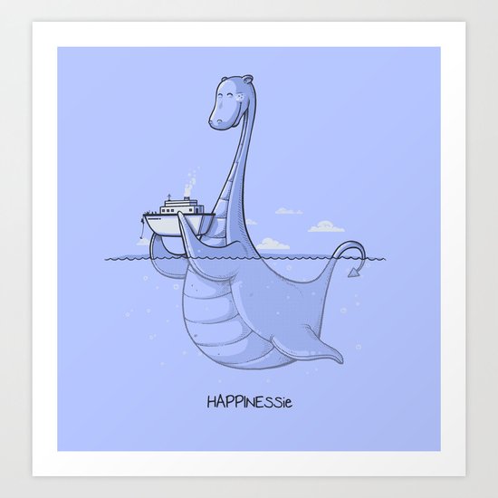 HAPPINESSie Art Print