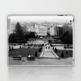 Unfocused Paris Nº 8 | Gardens of Butte Montmartre and panorama of the city | Out of focus photography Laptop Skin