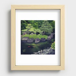 The Koi of Koko-en Garden Recessed Framed Print