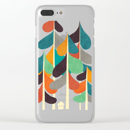 Cabin in the woods Clear iPhone Case