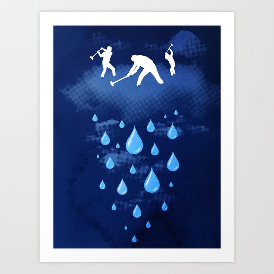 Right as Rain Art Print