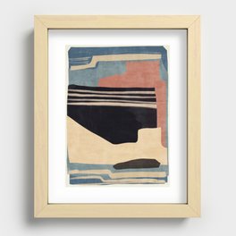 Abstract Composition Recessed Framed Print