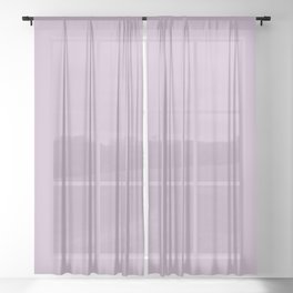 Chalk Purple Sheer Curtain