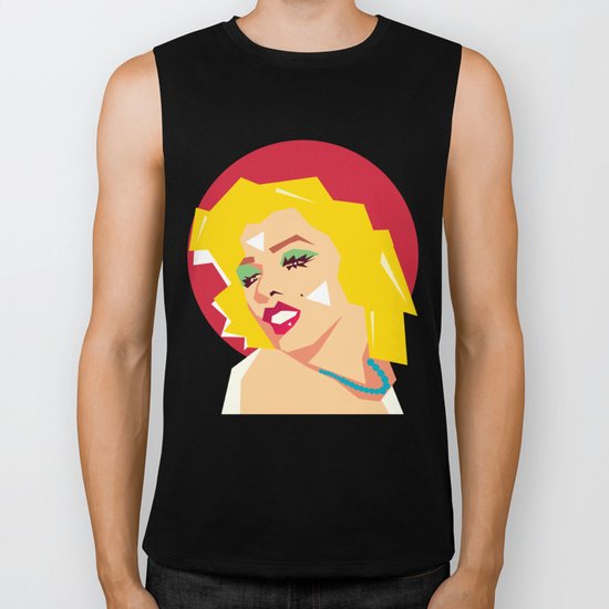 pop art Biker Tank