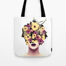 Flower Head Tote Bag