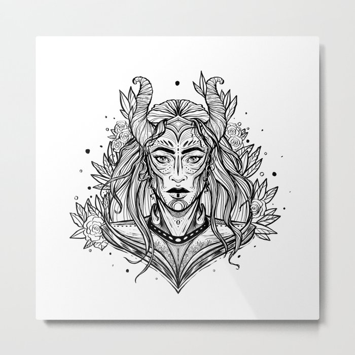 Witch (Daily Sketch Series) Metal Print