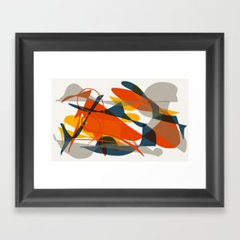 Abstract Bird Framed Art Print