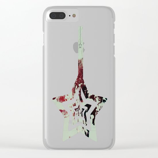 Scorched City Under False Stars Clear iPhone Case