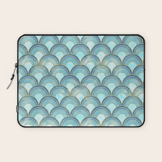 The Peacock Theme Laptop Sleeve By Cafelab Society6