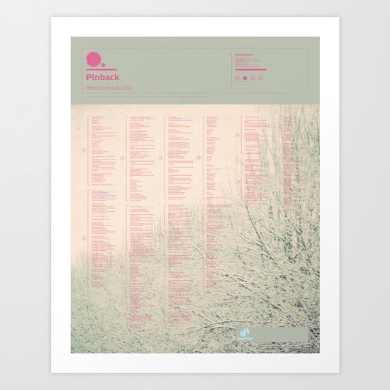 The Visual Mixtape 2010 | Blue Screen Life | 18 / 25 Art Print