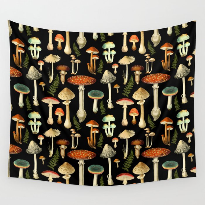 Toadstools Wall Tapestry