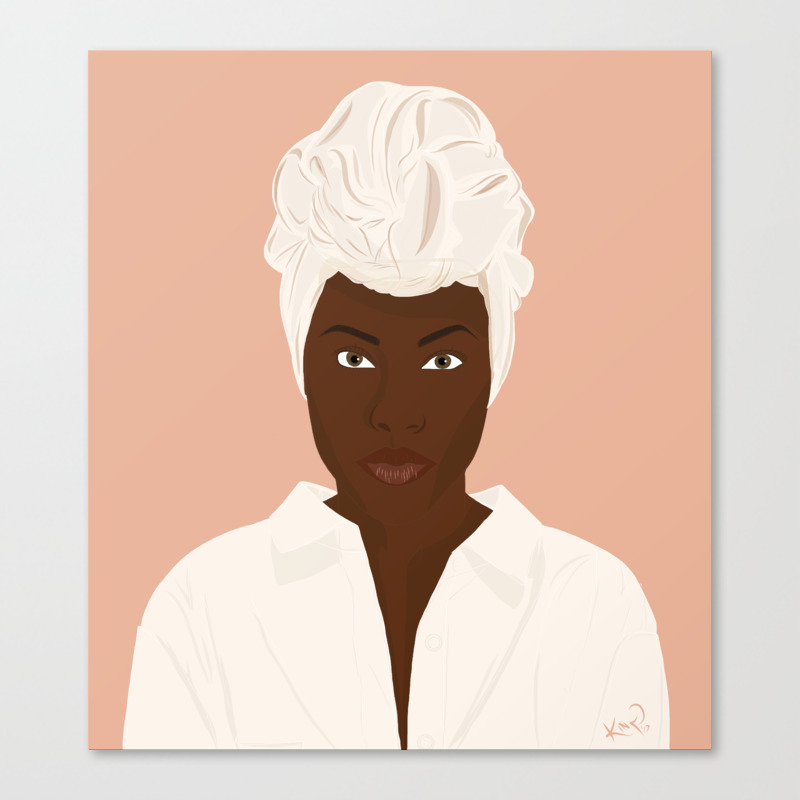 Nola Darling Canvas Print By Feelslikeaugust Society6