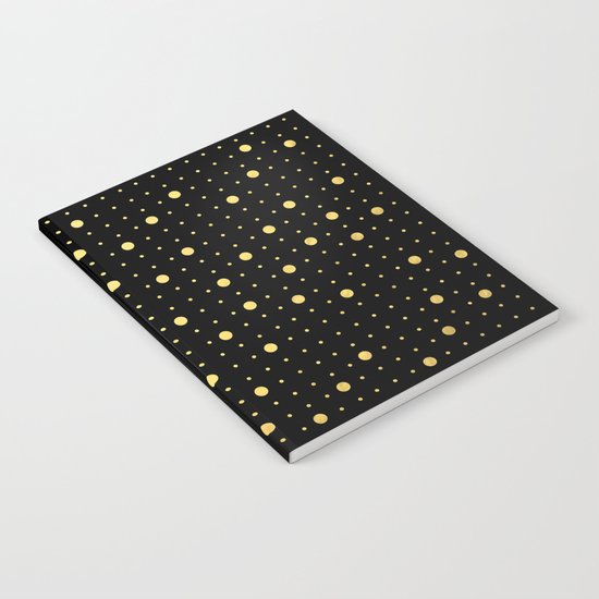 Pin Points Gold Notebook
