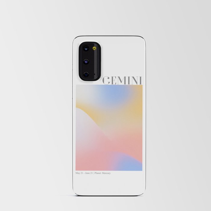Gemini Abstract Aura Android Card Case