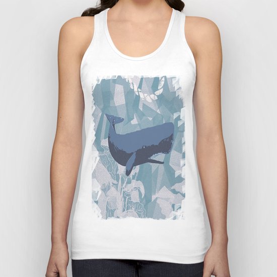 Whale Unisex Tank Top