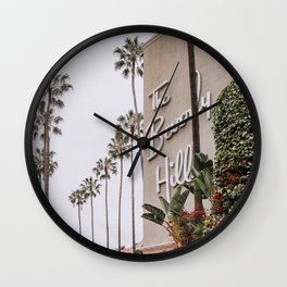 Beverly Hills Hotel Wall Clock