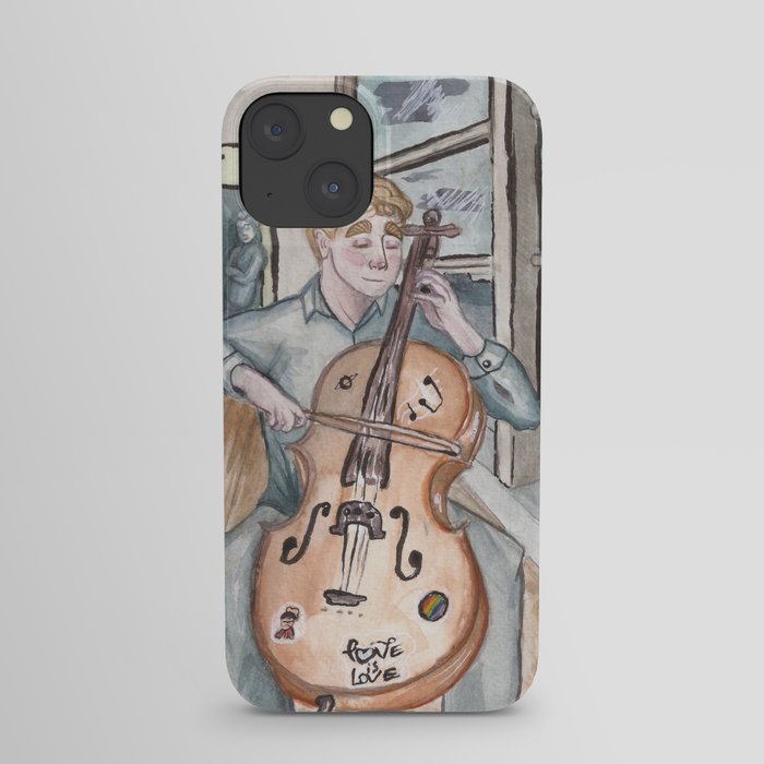 Cellist Watercokor iPhone Case