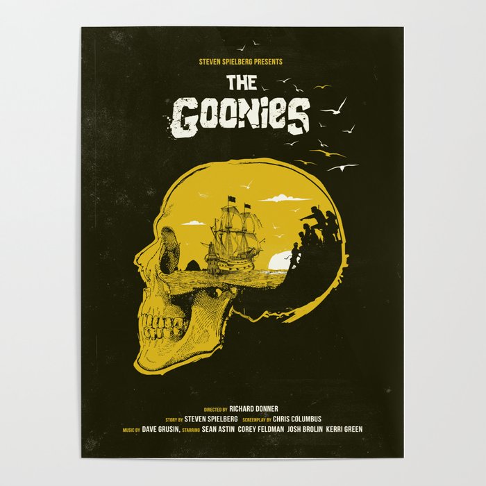 A1 A2 The Goonies Vintage Movie Poster A3 A4 sizes