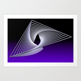 geometric design -811- Art Print