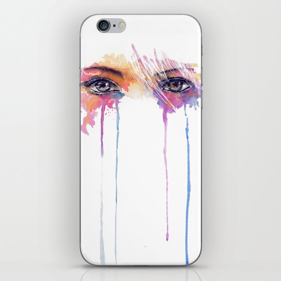 Rainbow Tears iPhone & iPod Skin