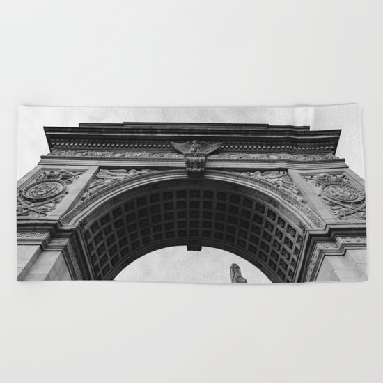 Washington Square Arch II Beach Towel