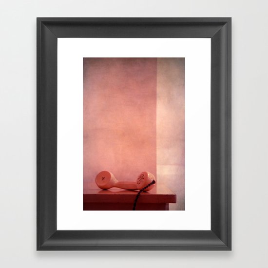 wait Framed Art Print
