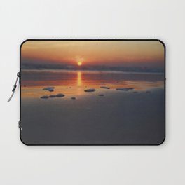 Sandy Sunset- #landscape #beach #photography Laptop Sleeve
