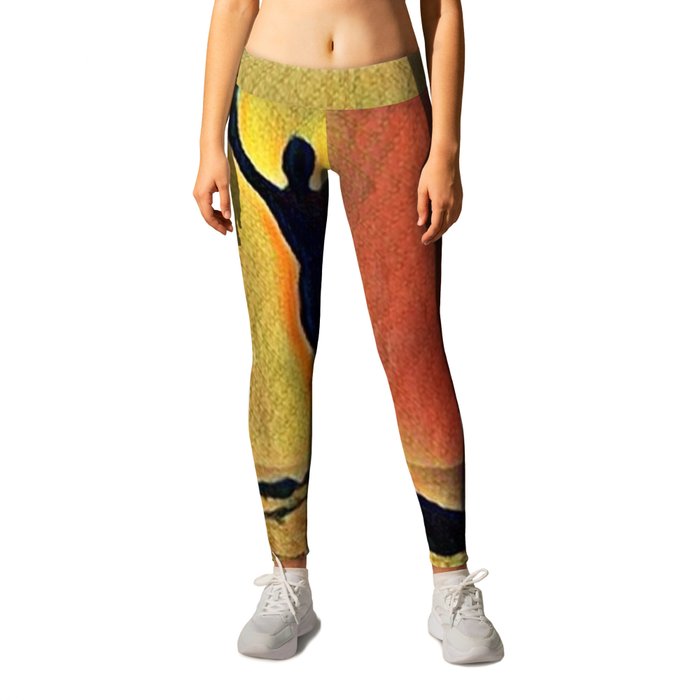 Woman Doing Yoga 3 Leggings