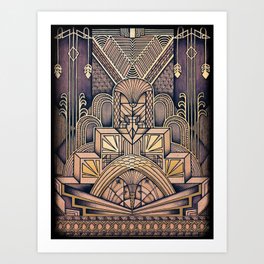 Art Deco Design Art Print