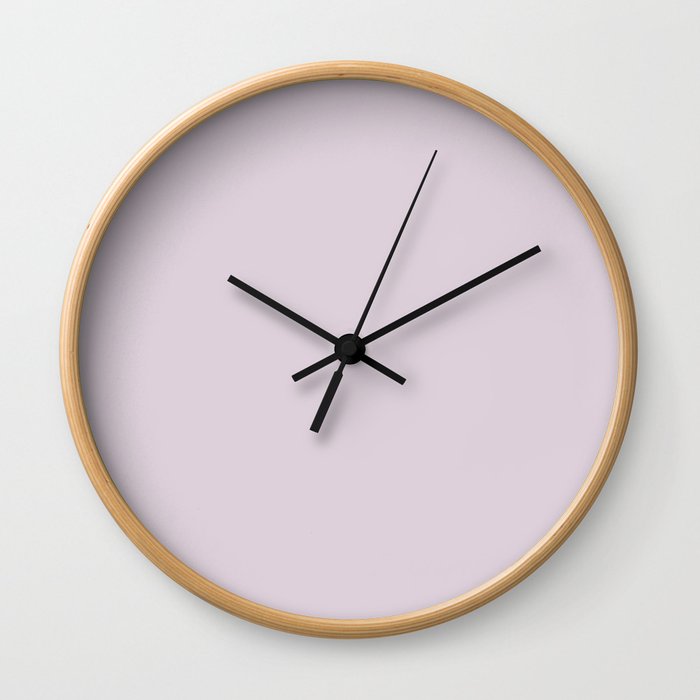 Gifts from the Garden ~ Light Lavender Wall Clock