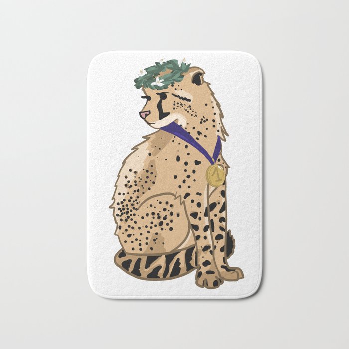 Champion Cheetah Bath Mat