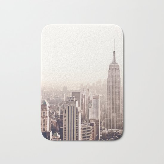 New York City Above the Cityscape Bath Mat