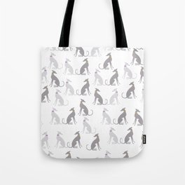 Whippet Pattern Tote Bag
