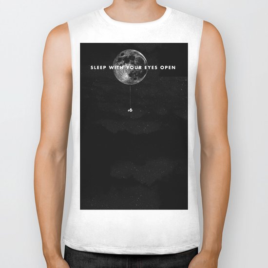 Sleep With Your Eyes Open Biker Tank