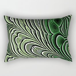Aromantic Pride Abstract Striped Layers Design Rectangular Pillow