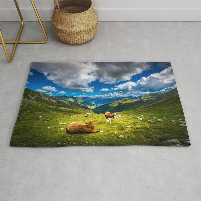 Chilling in the Dolomites Rug
