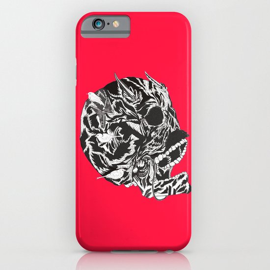 Skull Moustache iPhone & iPod Case