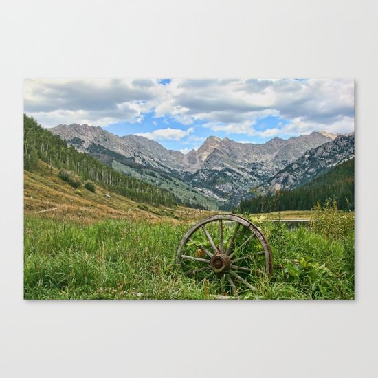 Colorado Rockies Secluded Lake Canvas Print