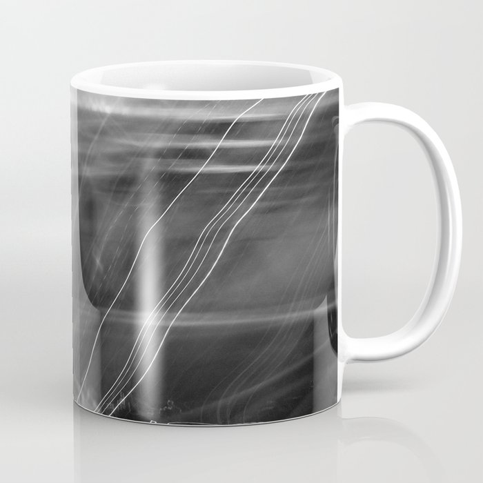 City Lights in Black and White Photograph Coffee Mug