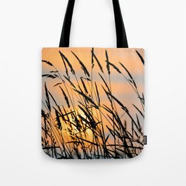 Sunrise Grass Tote Bag