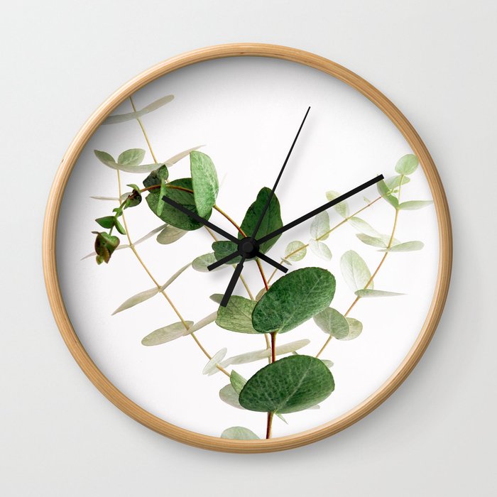 Eucalyptus Wall Clock